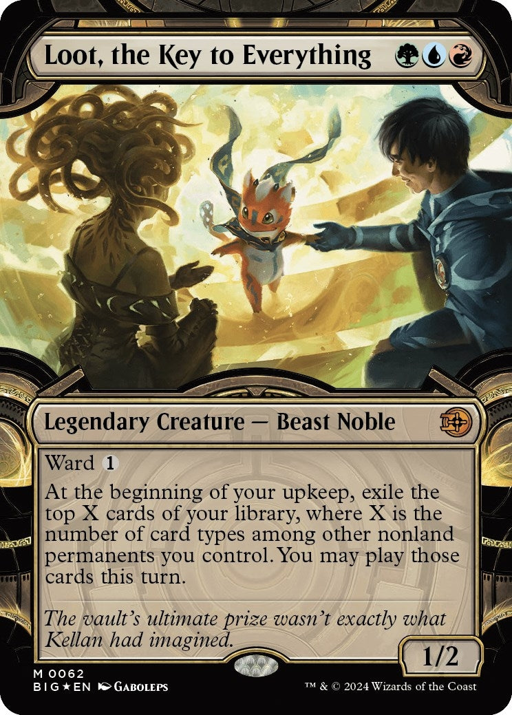 Image for Loot, the Key to Everything (Showcase) (Raised Foil) (62) (BIG) - Magic: The Gathering