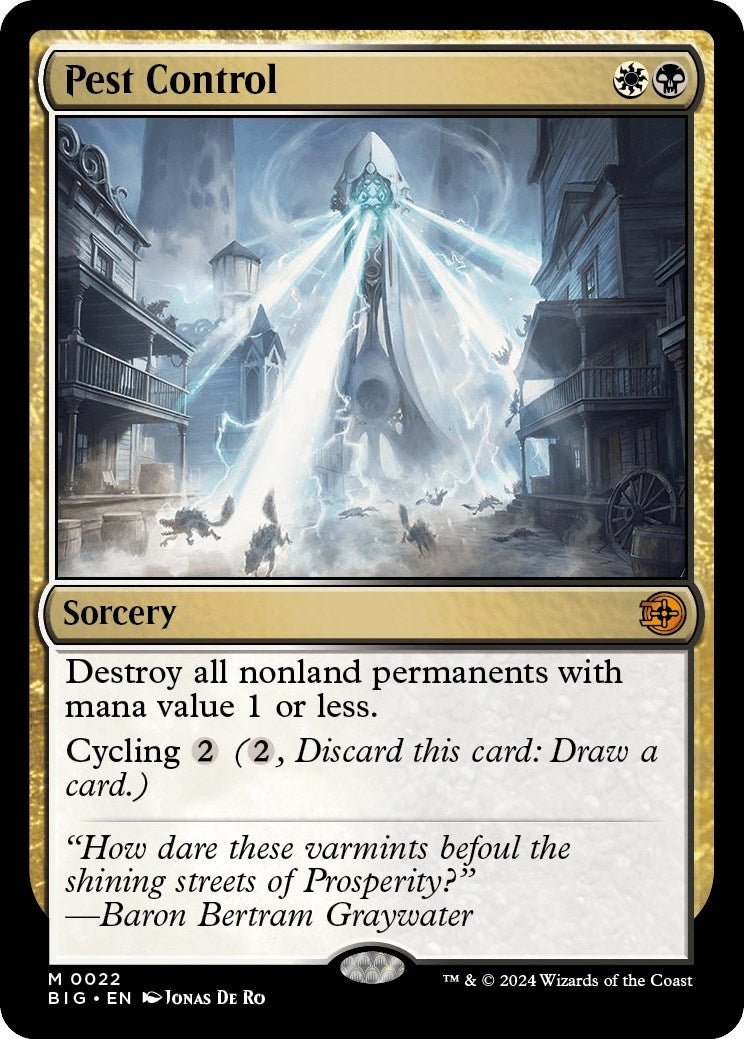 Image for Pest Control (22) (BIG) - Magic: The Gathering
