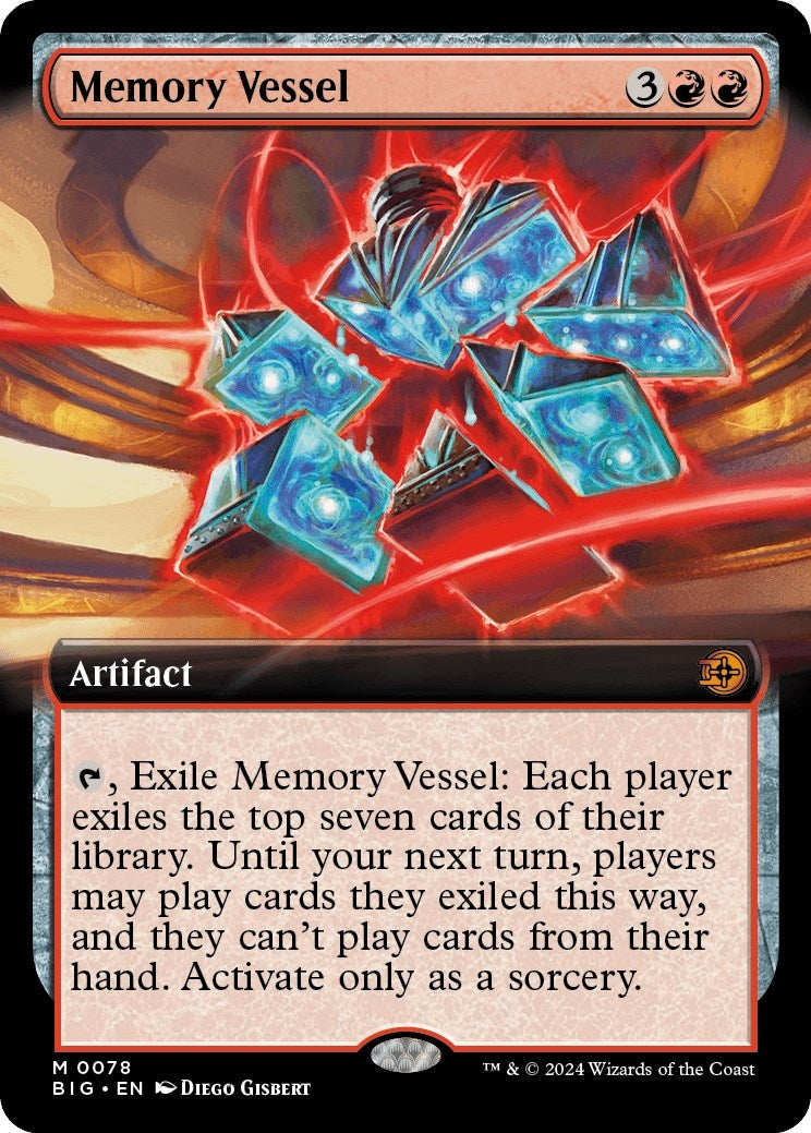 Image for Memory Vessel (Extended Art) (78) (BIG) - Magic: The Gathering
