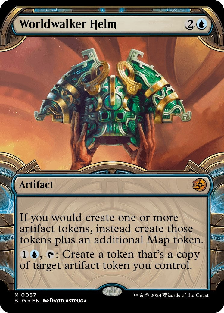 Image for Worldwalker Helm (Showcase) (37) (BIG) - Magic: The Gathering