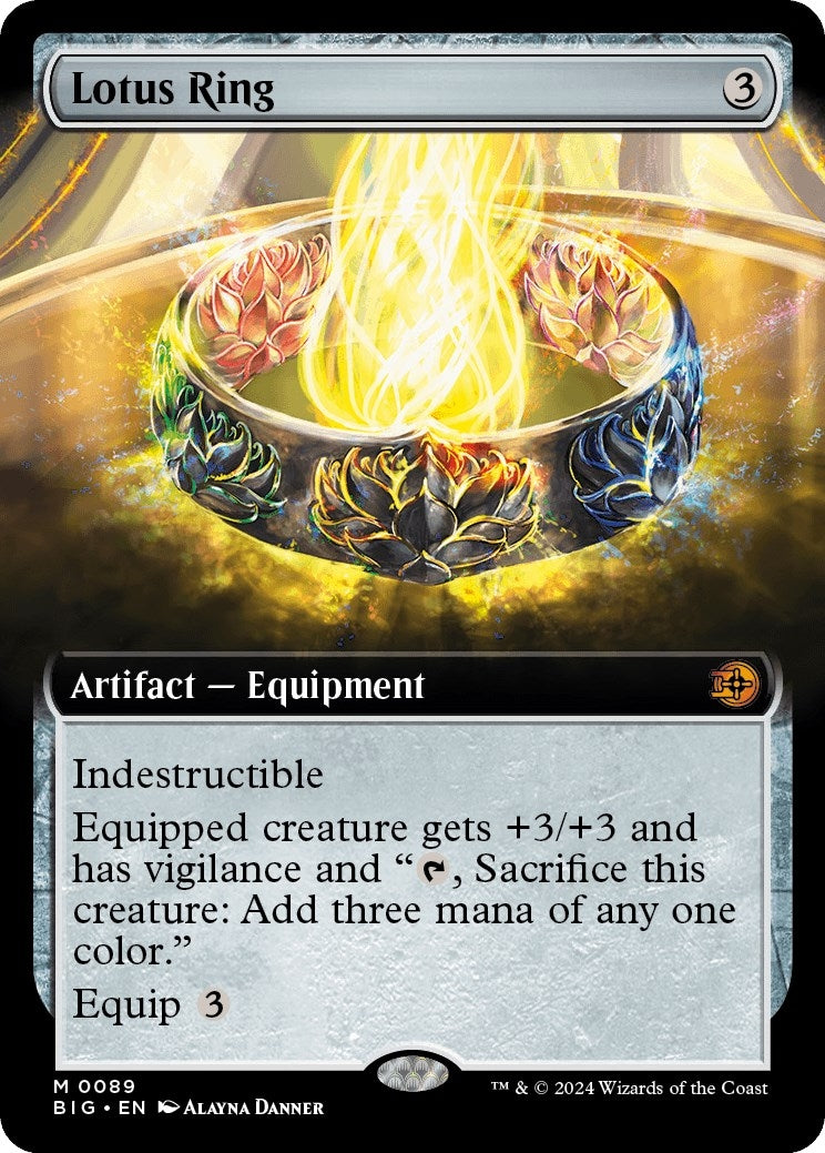 Image for Lotus Ring (Extended Art) (89) (BIG) - Magic: The Gathering
