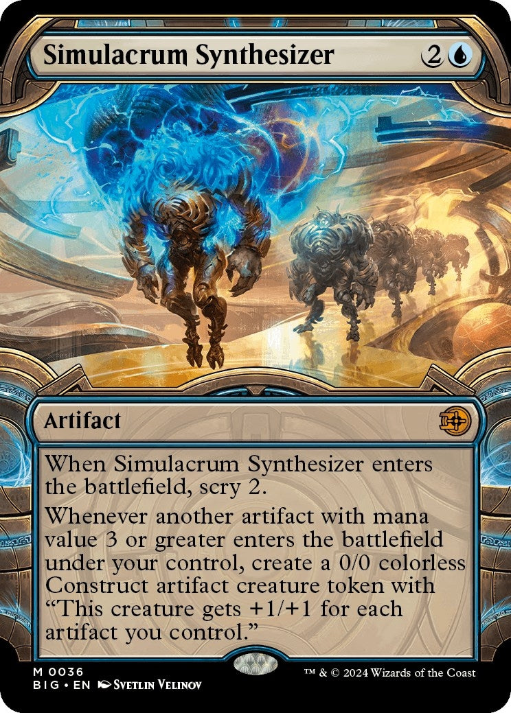 Image for Simulacrum Synthesizer (Showcase) (36) (BIG) - Magic: The Gathering