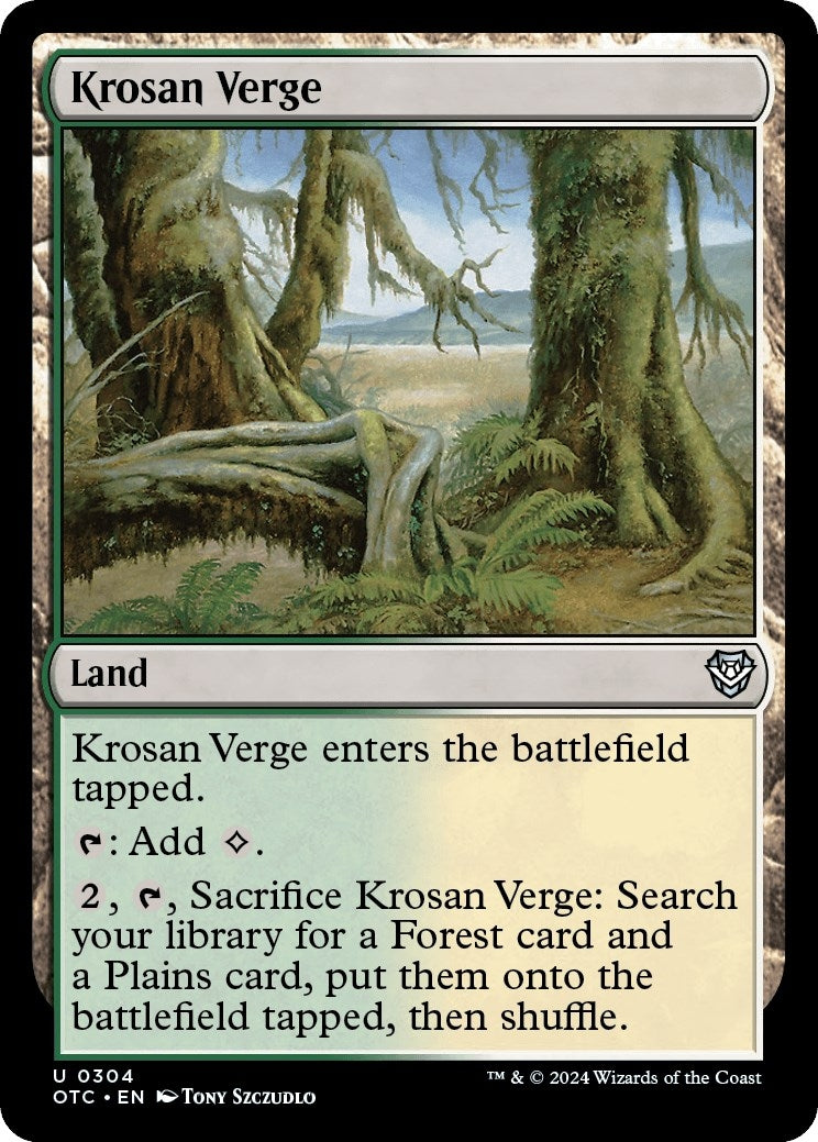 Image for Krosan Verge (304) (OTC) - Magic: The Gathering