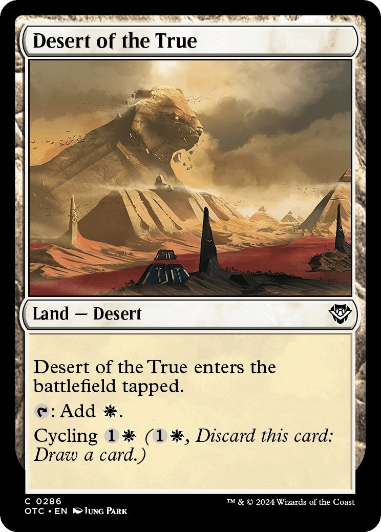 Image for Desert of the True (286) (OTC) - Magic: The Gathering