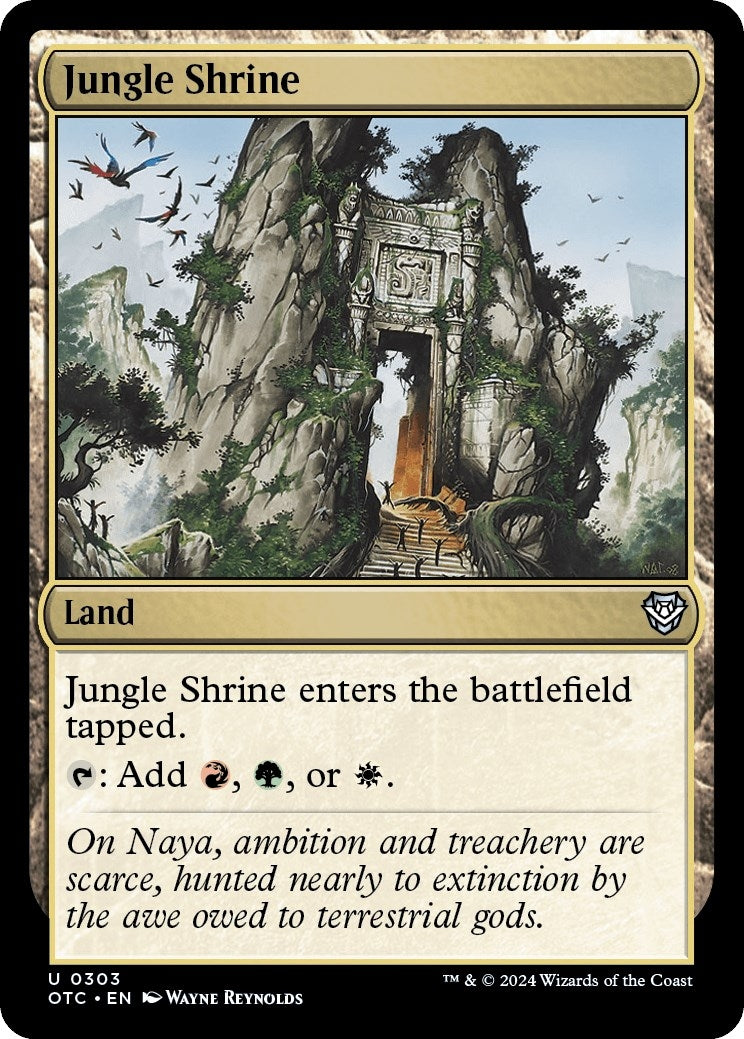 Image for Jungle Shrine (303) (OTC) - Magic: The Gathering