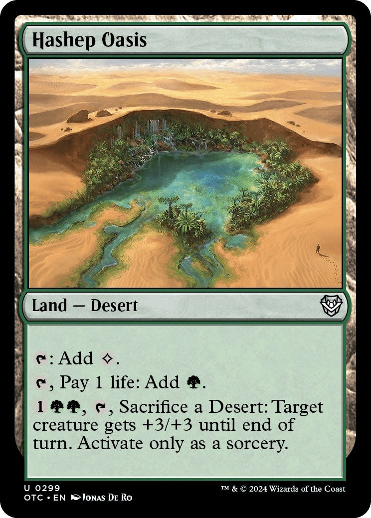 Image for Hashep Oasis (299) (OTC) - Magic: The Gathering