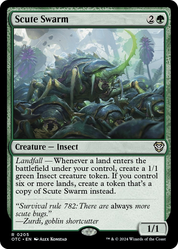 Image for Scute Swarm (205) (OTC) - Magic: The Gathering