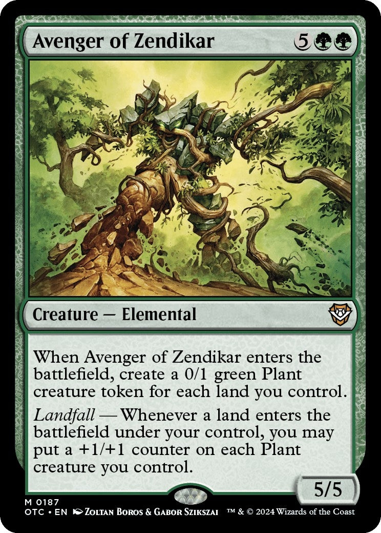 Image for Avenger of Zendikar (187) (OTC) - Magic: The Gathering