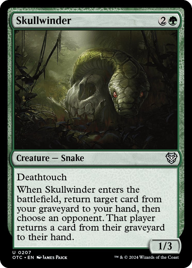 Image for Skullwinder (207) (OTC) - Magic: The Gathering