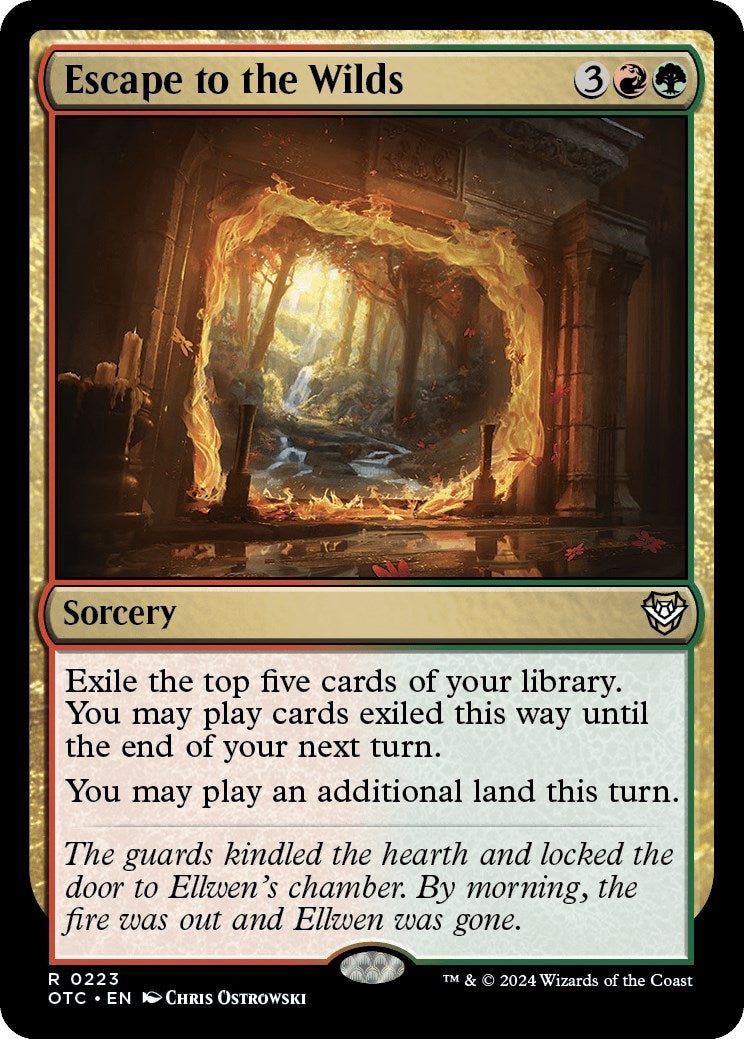 Image for Escape to the Wilds (223) (OTC) - Magic: The Gathering