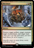 Image for Decimate (220) (OTC) - Magic: The Gathering