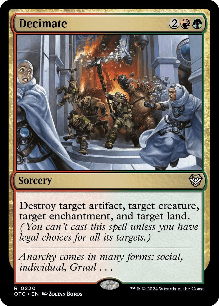 Image for Decimate (220) (OTC) - Magic: The Gathering