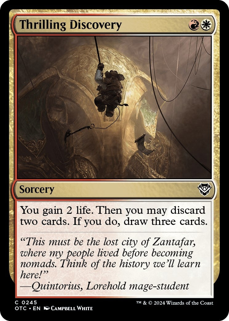 Image for Thrilling Discovery (245) (OTC) - Magic: The Gathering