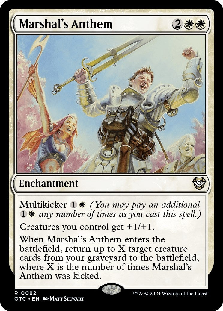 Image for Marshal's Anthem (82) (OTC) - Magic: The Gathering