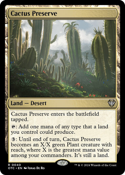 Cactus Preserve (40) (OTC)