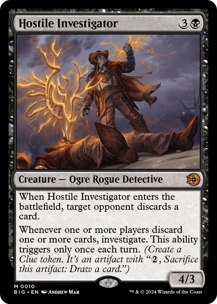 Image for Hostile Investigator (10) (BIG) - Magic: The Gathering