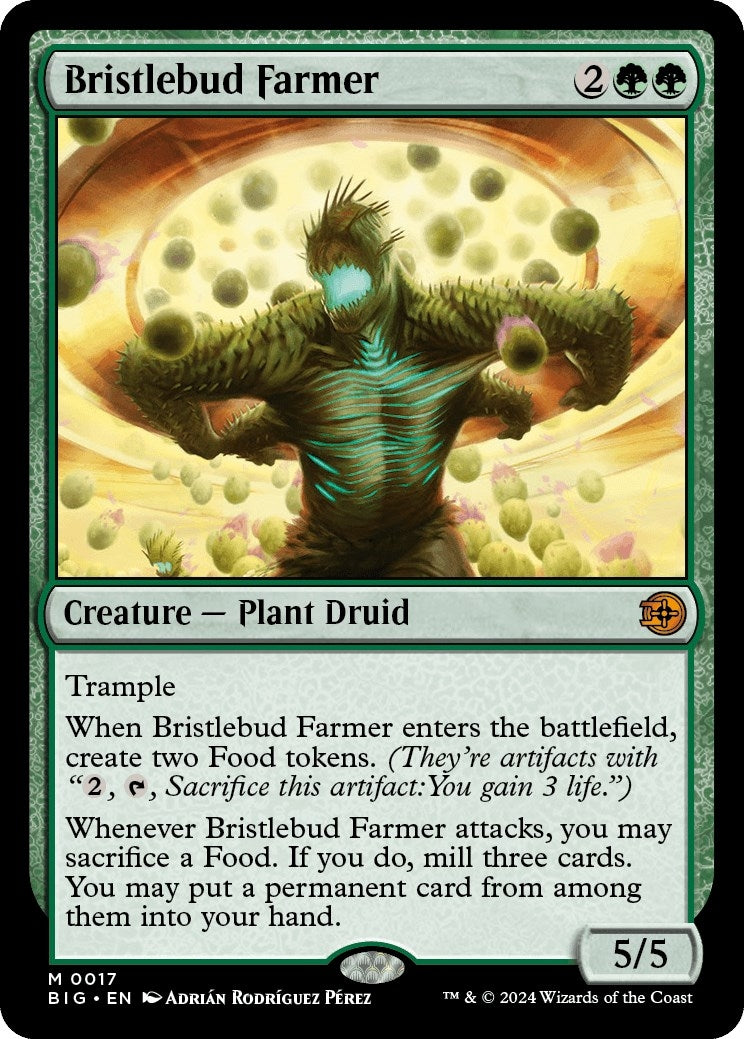 Image for Bristlebud Farmer (17) (BIG) - Magic: The Gathering