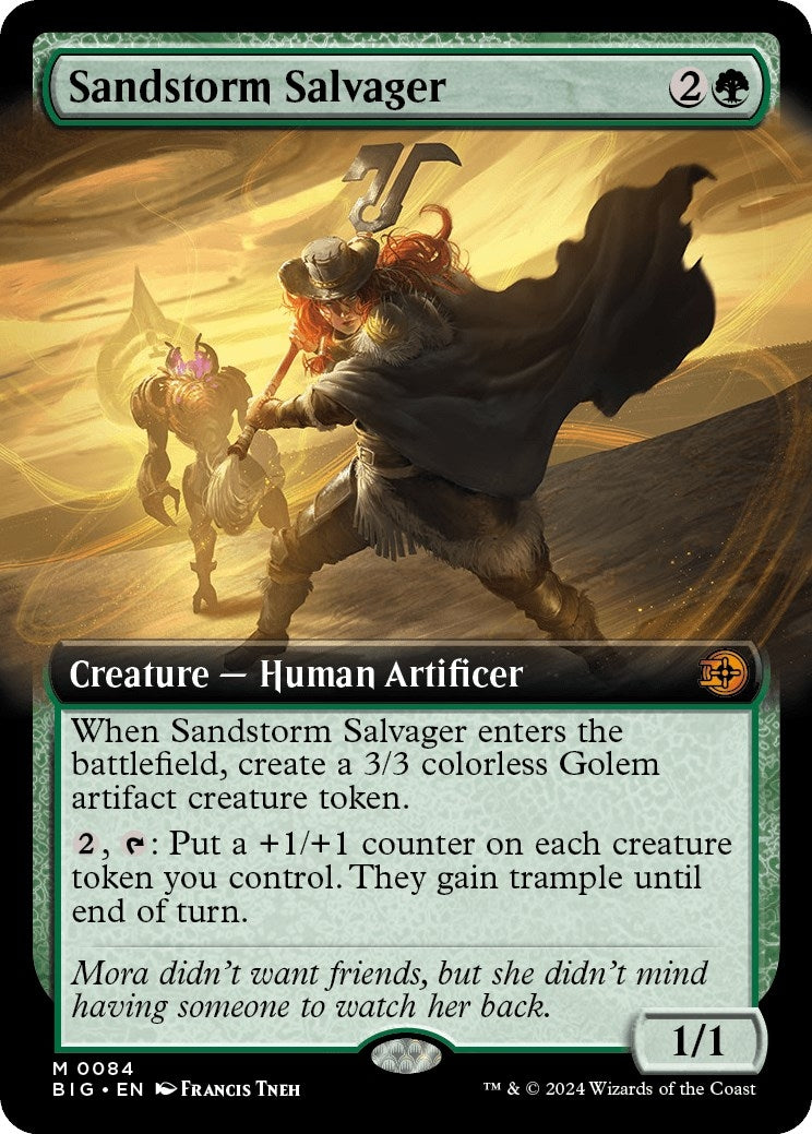 Image for Sandstorm Salvager (Extended Art) (84) (BIG) - Magic: The Gathering