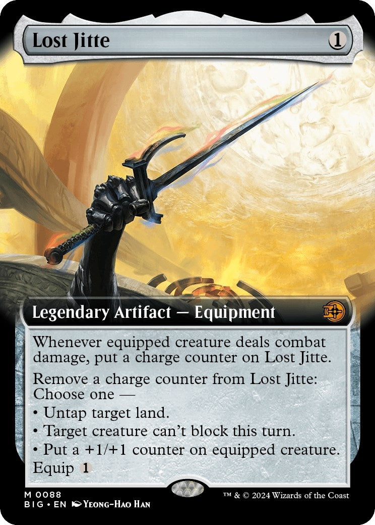 Image for Lost Jitte (Extended Art) (88) (BIG) - Magic: The Gathering