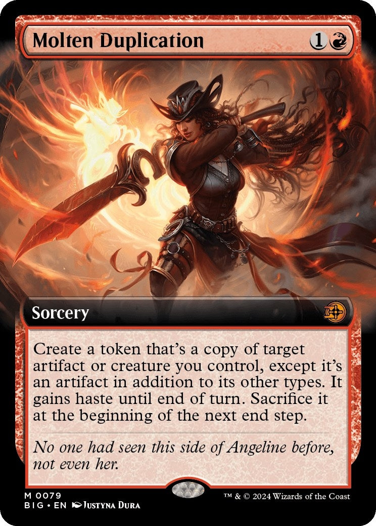 Image for Molten Duplication (Extended Art) (79) (BIG) - Magic: The Gathering