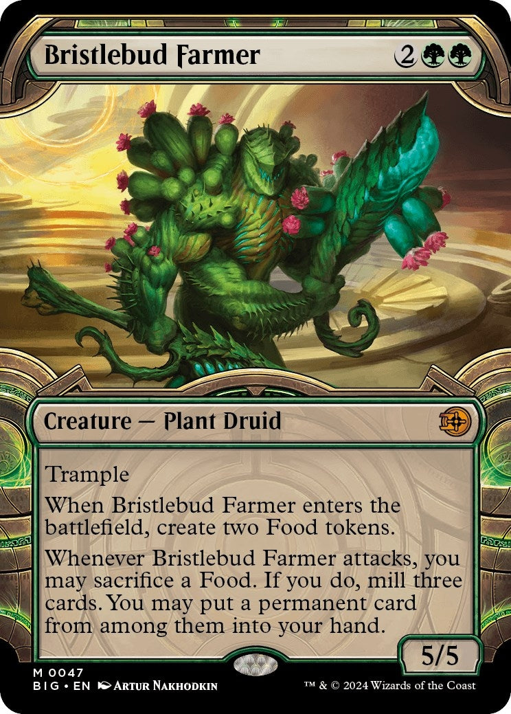 Image for Bristlebud Farmer (Showcase) (47) (BIG) - Magic: The Gathering