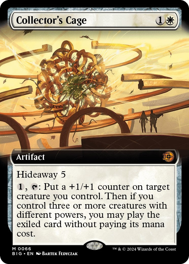 Image for Collector's Cage (Extended Art) (66) (BIG) - Magic: The Gathering
