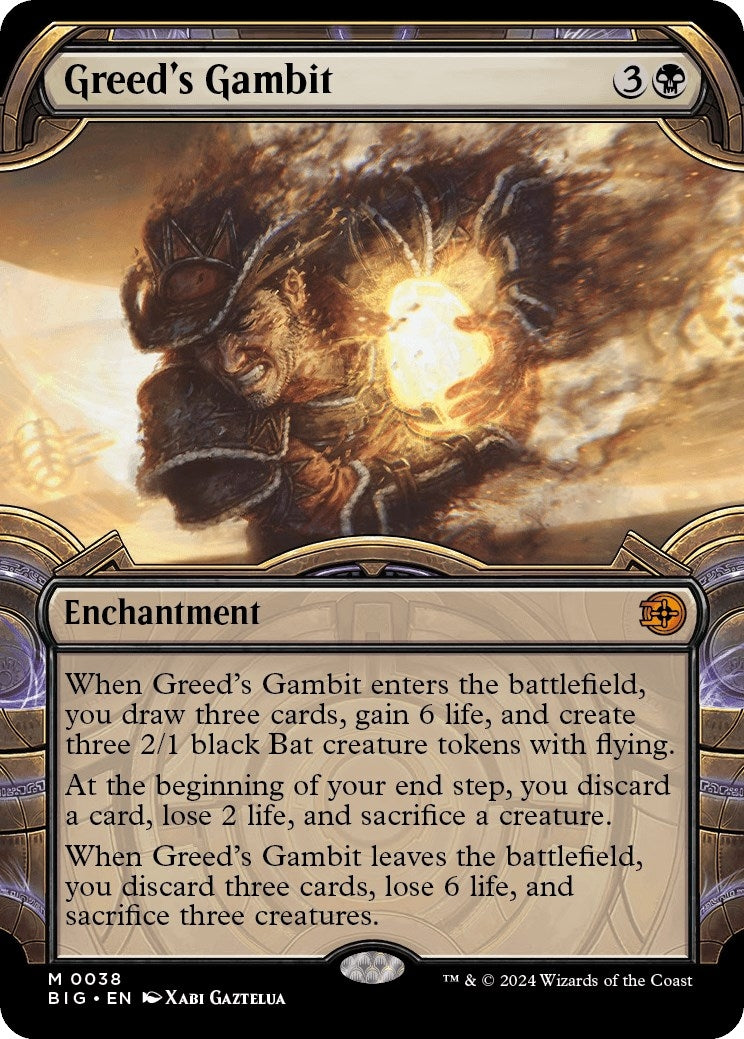 Image for Greed's Gambit (Showcase) (38) (BIG) - Magic: The Gathering