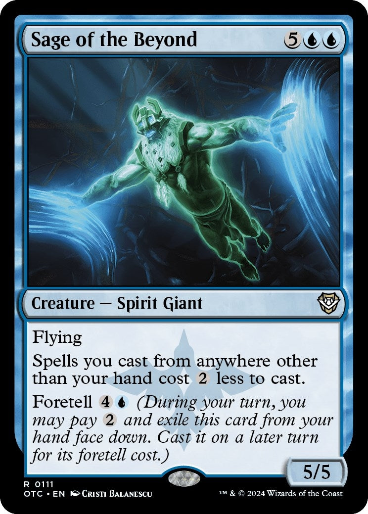 Image for Sage of the Beyond (111) (OTC) - Magic: The Gathering
