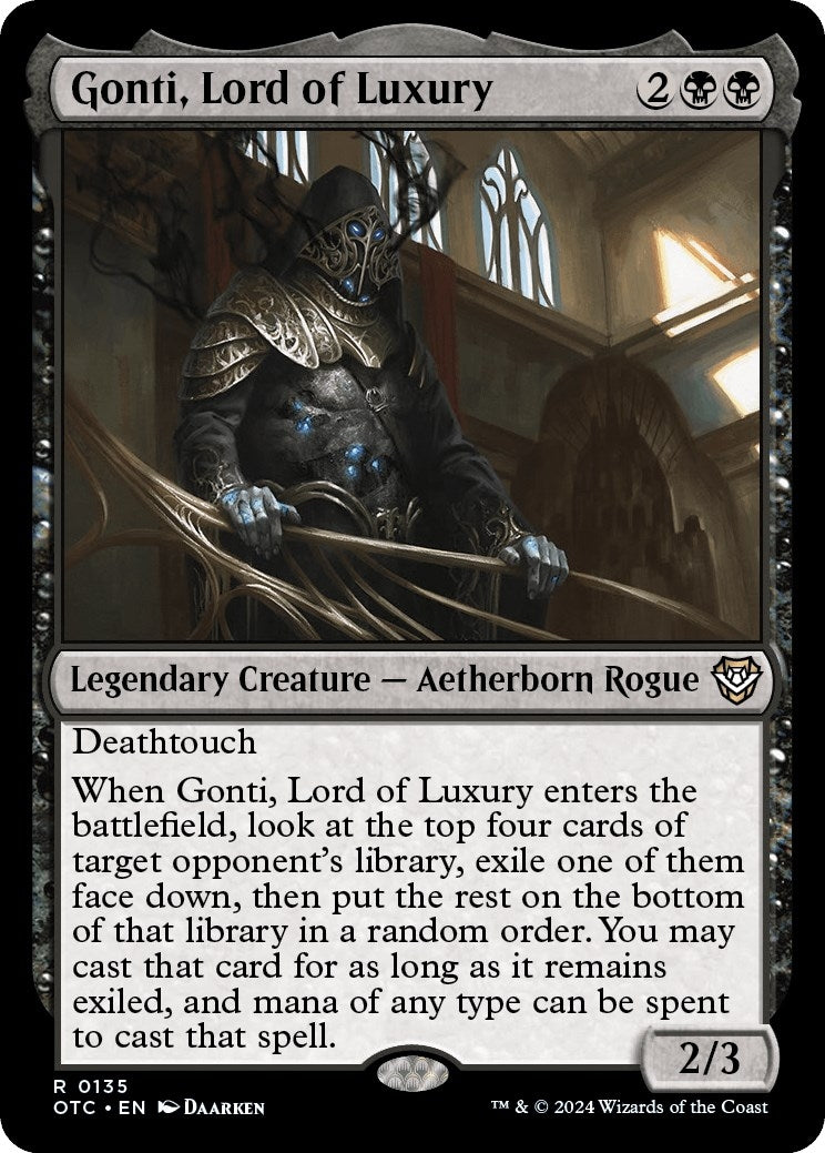 Image for Gonti, Lord of Luxury (135) (OTC) - Magic: The Gathering