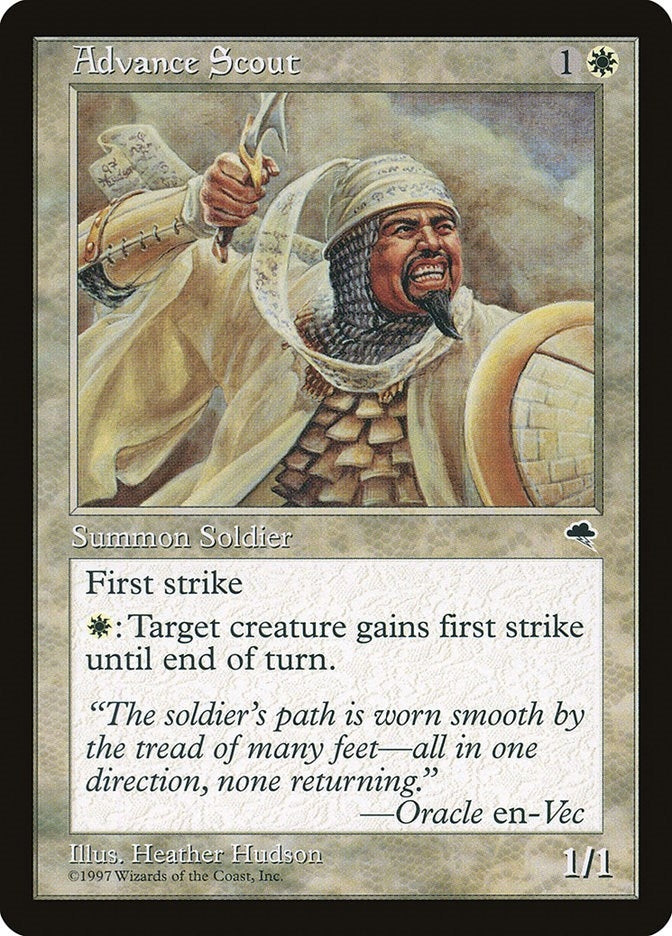 Image for Advance Scout (1) (TMP) - Magic: The Gathering