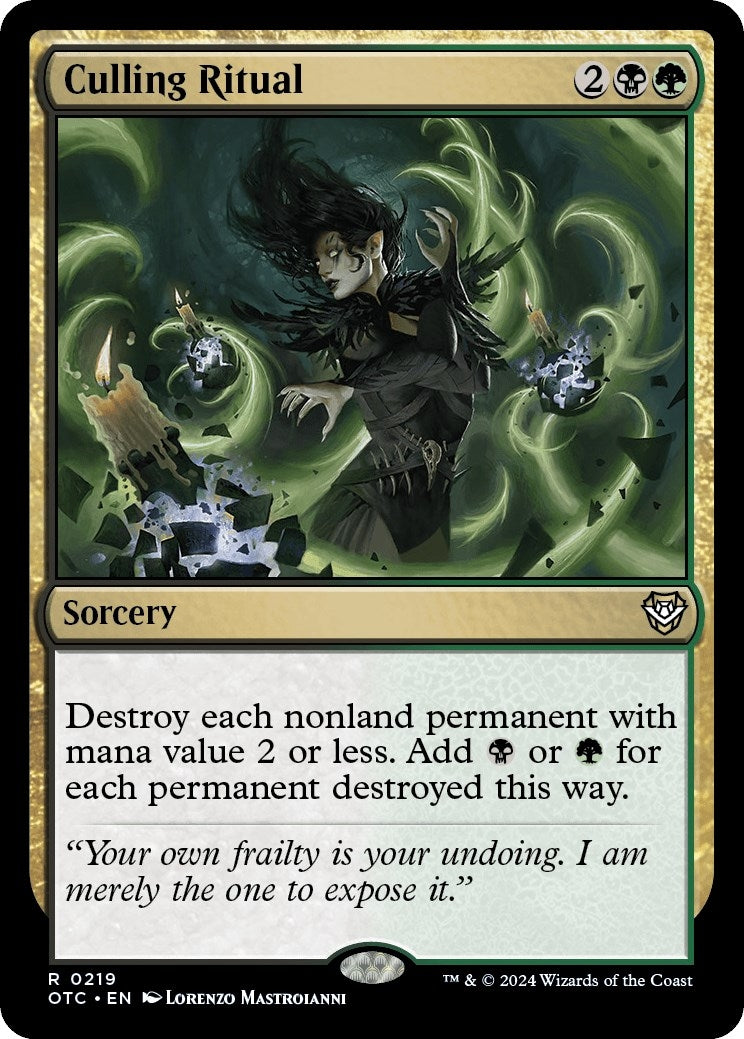 Image for Culling Ritual (219) (OTC) - Magic: The Gathering