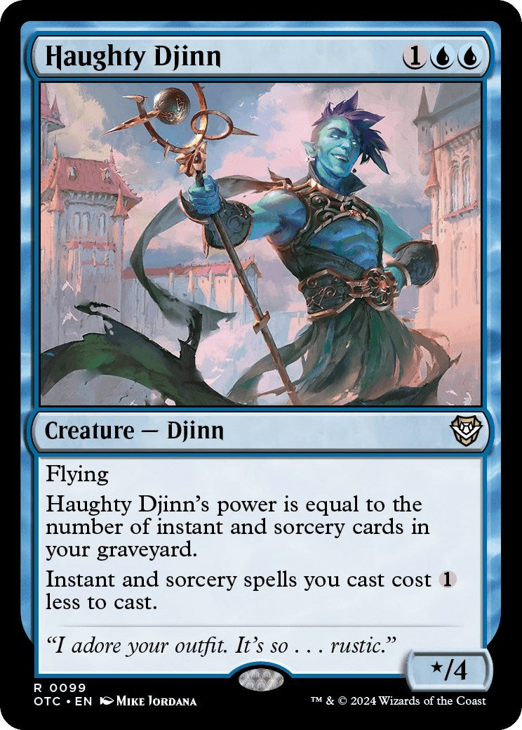 Image for Haughty Djinn (99) (OTC) - Magic: The Gathering