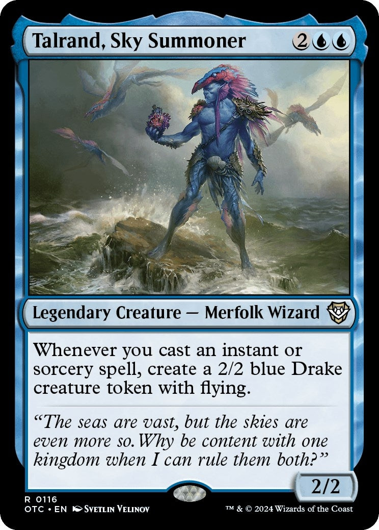 Image for Talrand, Sky Summoner (116) (OTC) - Magic: The Gathering