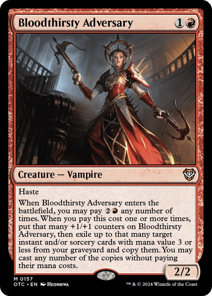 Image for Bloodthirsty Adversary (157) (OTC) - Magic: The Gathering