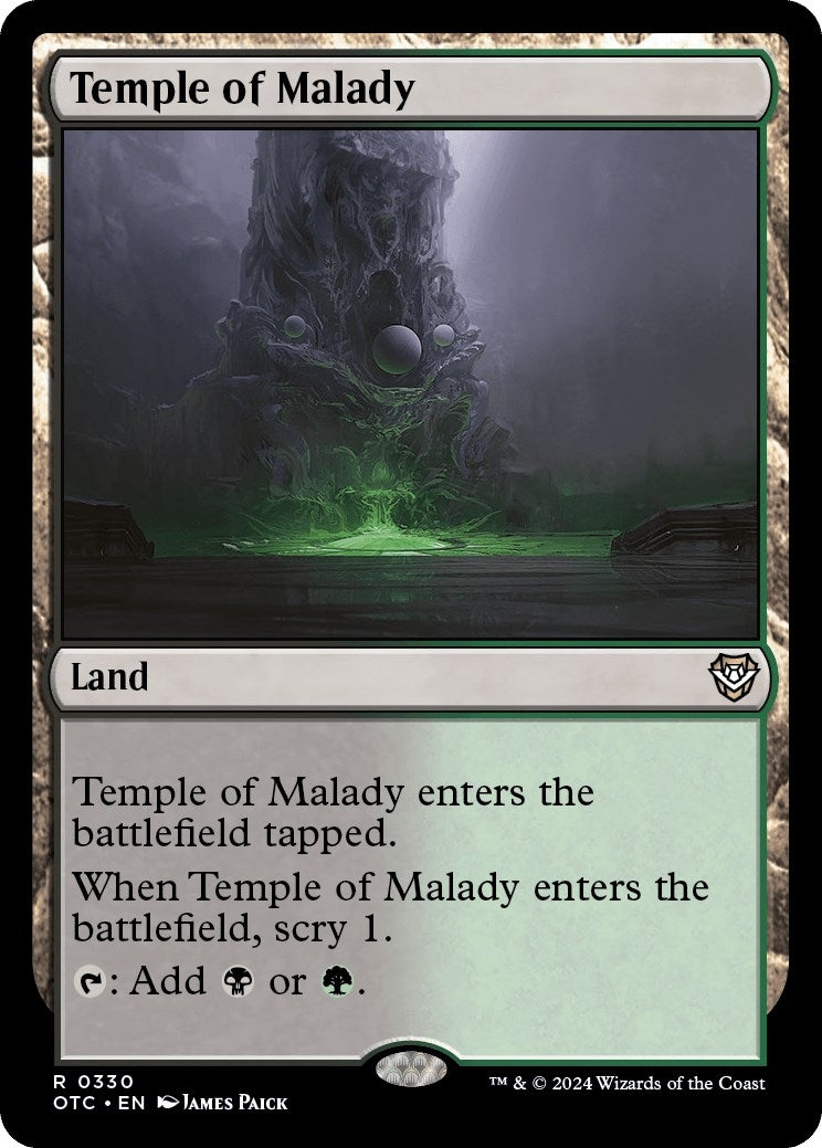 Image for Temple of Malady (330) (OTC) - Magic: The Gathering