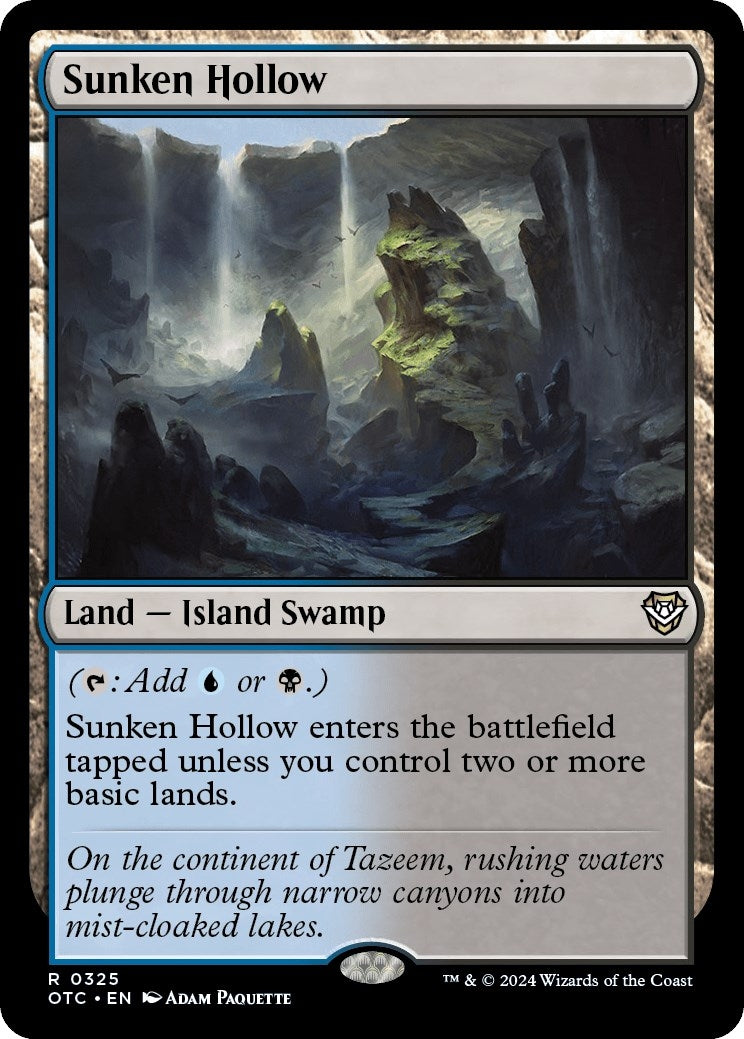 Image for Sunken Hollow (325) (OTC) - Magic: The Gathering