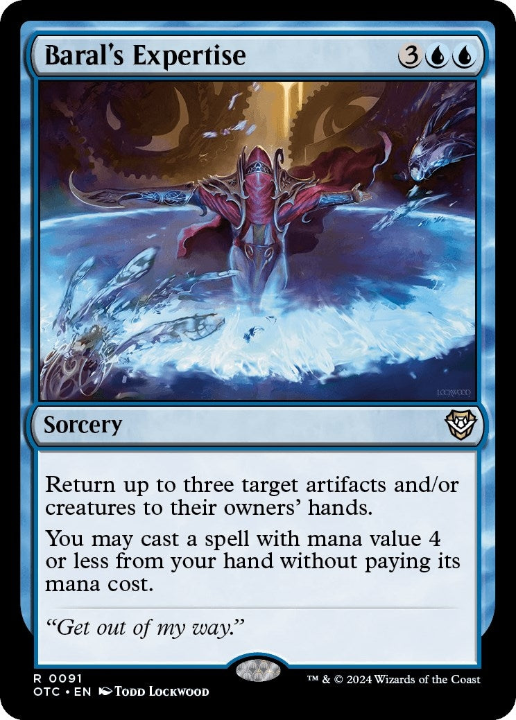 Image for Baral's Expertise (91) (OTC) - Magic: The Gathering