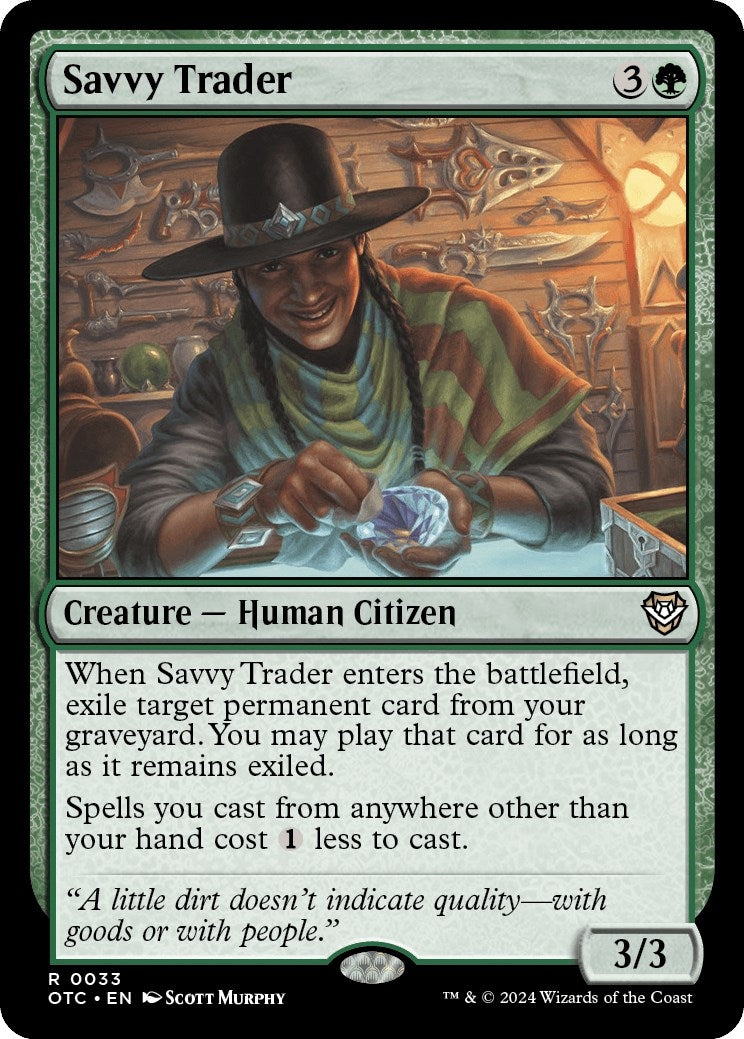 Image for Savvy Trader (33) (OTC) - Magic: The Gathering