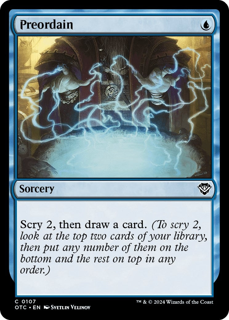 Image for Preordain (107) (OTC) - Magic: The Gathering