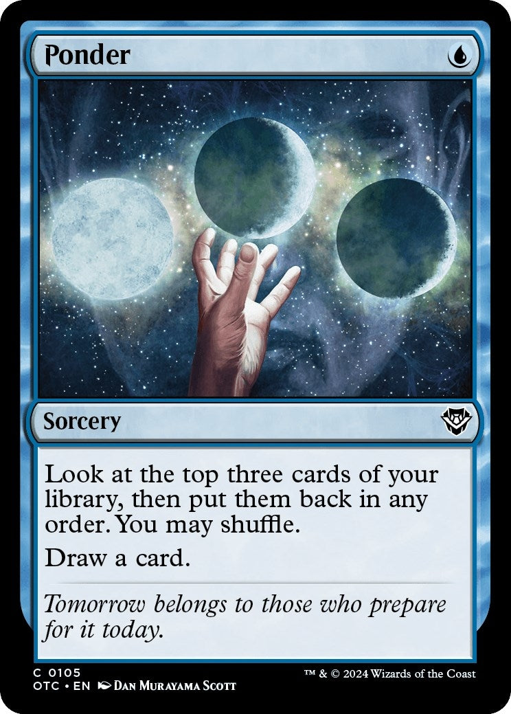 Image for Ponder (105) (OTC) - Magic: The Gathering