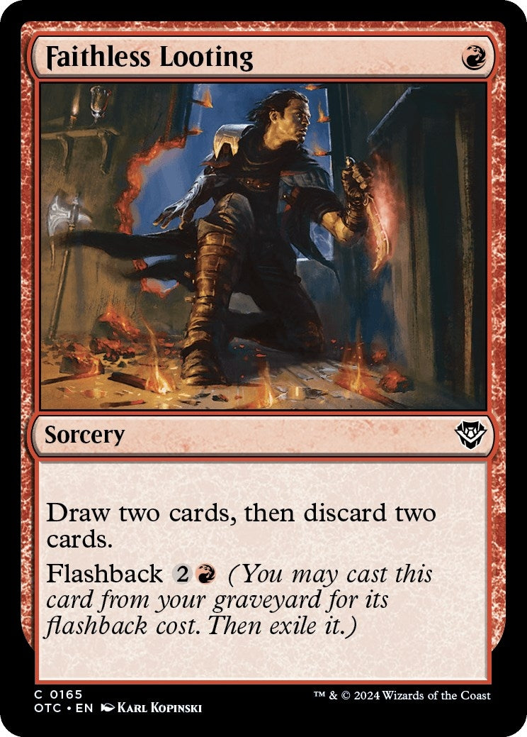 Image for Faithless Looting (165) (OTC) - Magic: The Gathering