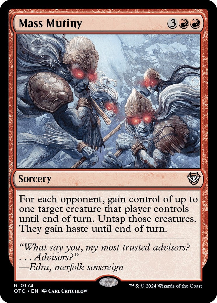Image for Mass Mutiny (174) (OTC) - Magic: The Gathering