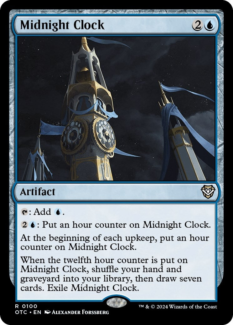 Image for Midnight Clock (100) (OTC) - Magic: The Gathering