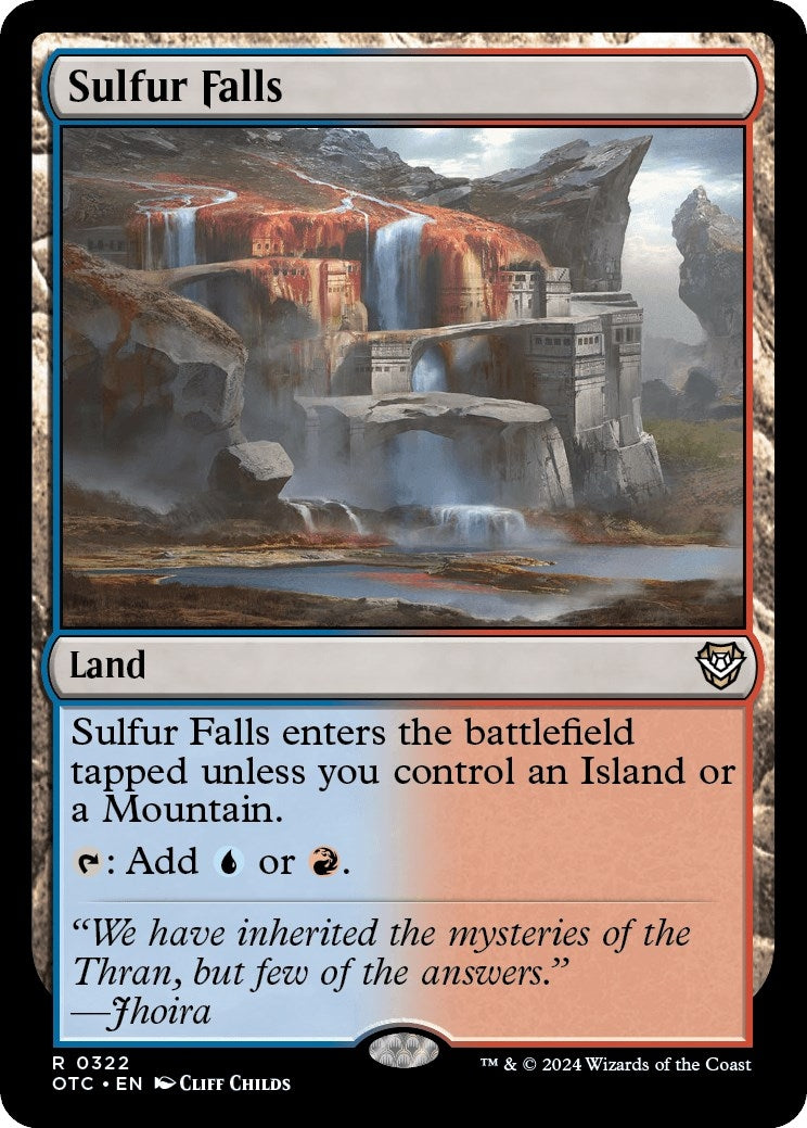 Image for Sulfur Falls (322) (OTC) - Magic: The Gathering