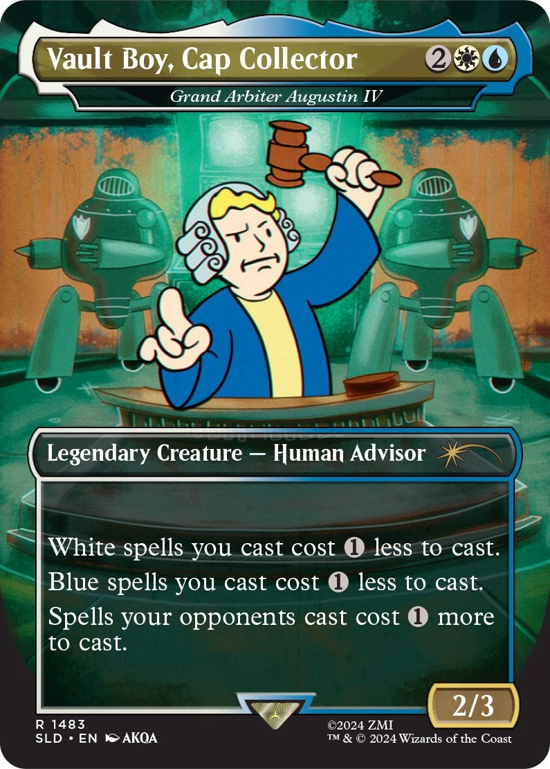 Image for Vault Boy, Cap Collector - Grand Arbiter Augustin IV (1483) (SLD) - Magic: The Gathering