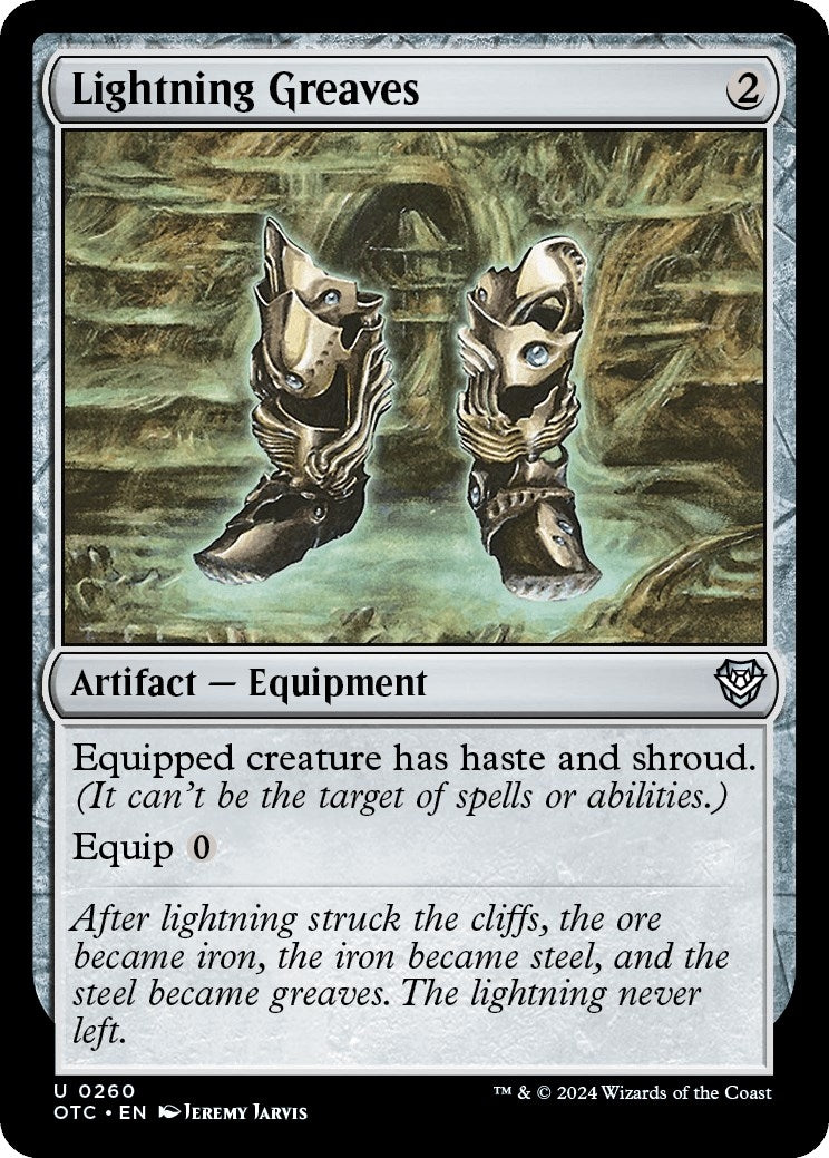 Image for Lightning Greaves (260) (OTC) - Magic: The Gathering