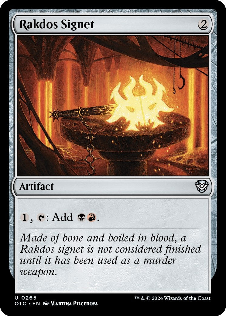 Image for Rakdos Signet (265) (OTC) - Magic: The Gathering