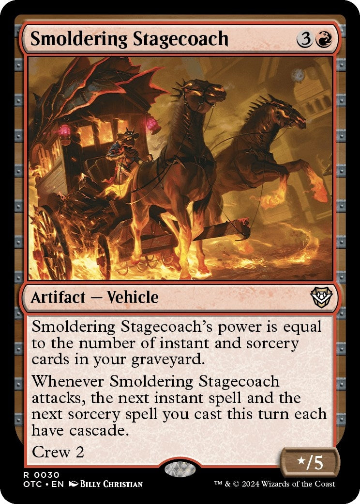 Image for Smoldering Stagecoach (30) (OTC) - Magic: The Gathering