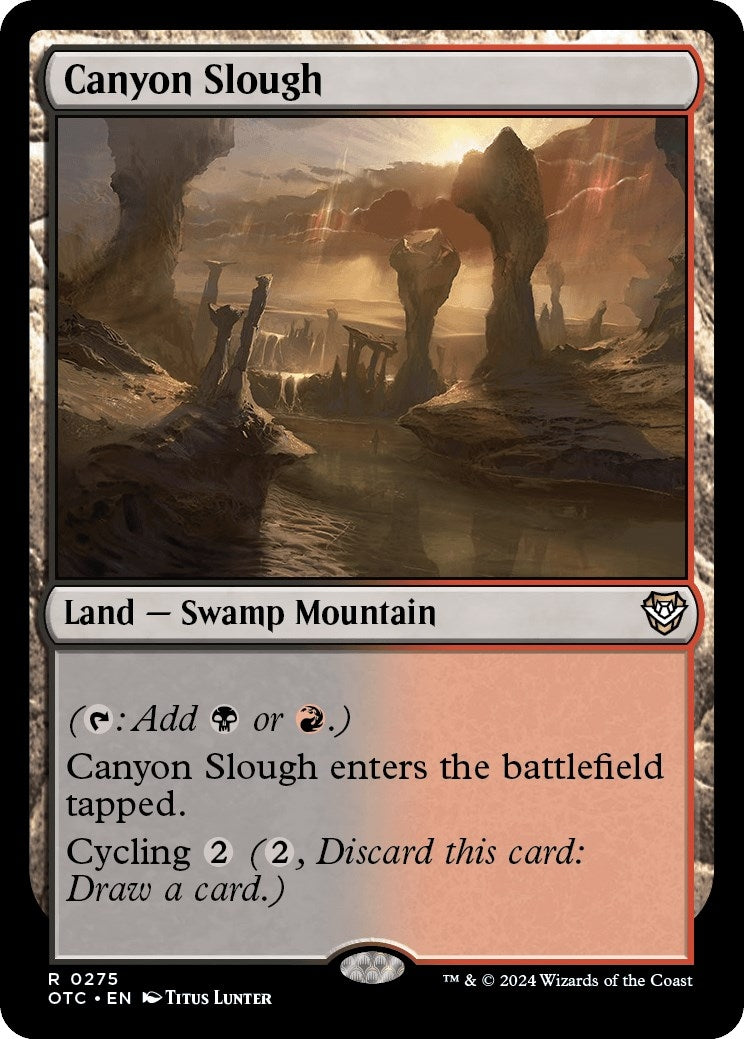 Image for Canyon Slough (275) (OTC) - Magic: The Gathering