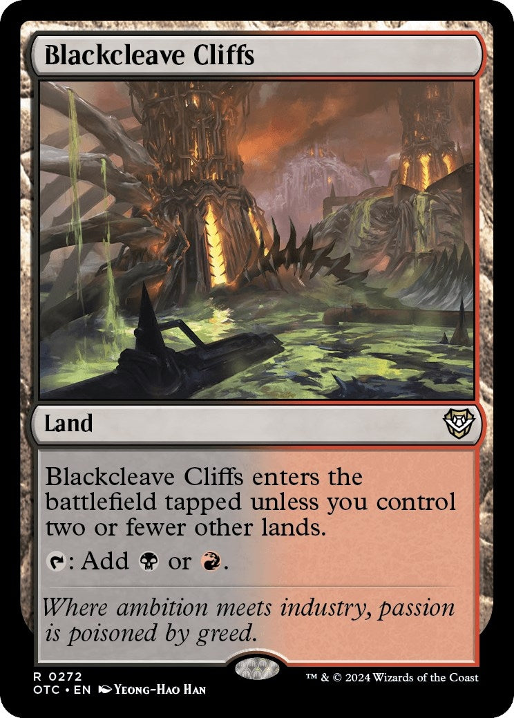 Image for Blackcleave Cliffs (272) (OTC) - Magic: The Gathering